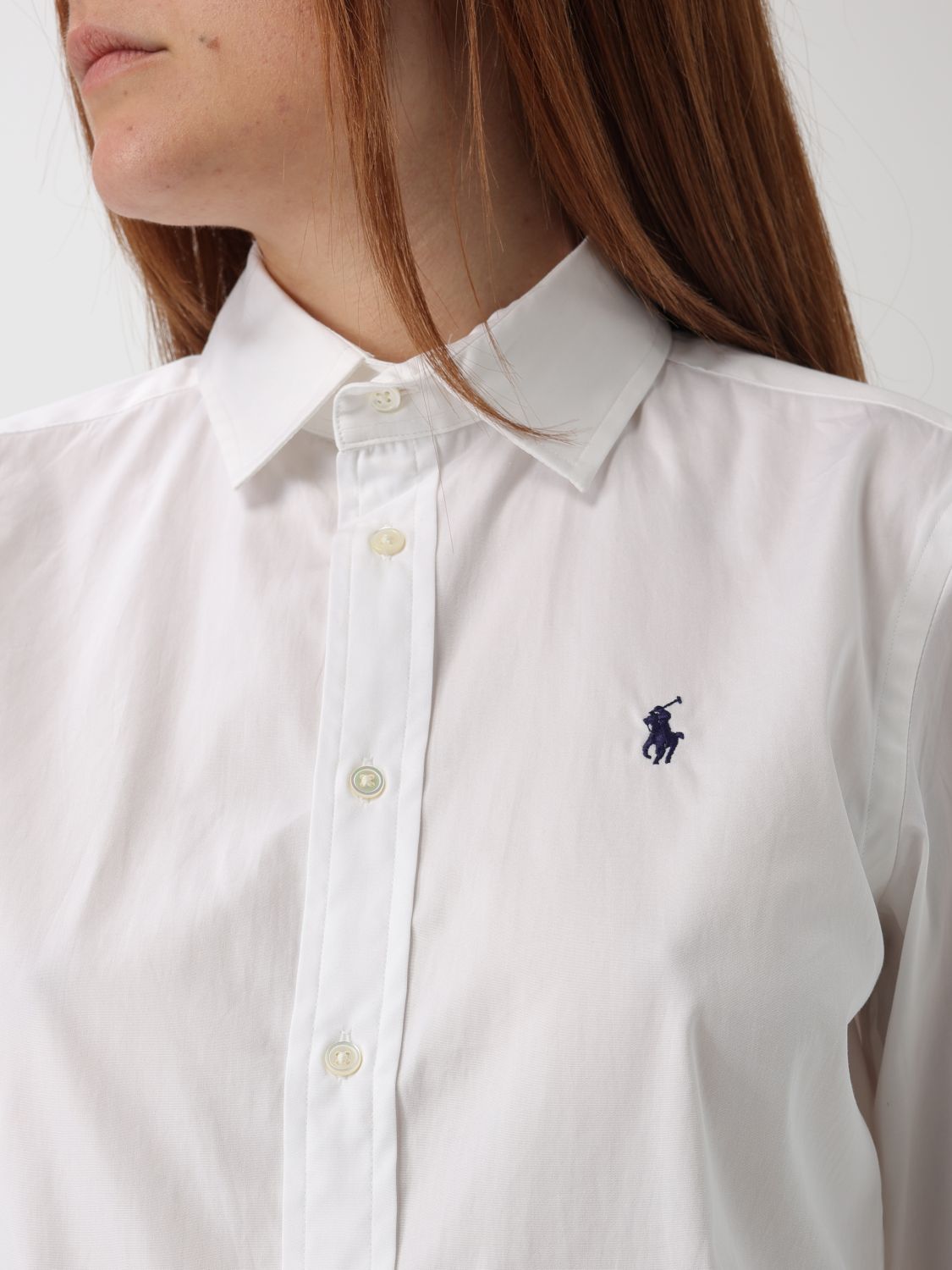 POLO RALPH LAUREN SHIRT: Shirt woman Polo Ralph Lauren, White - Img 3