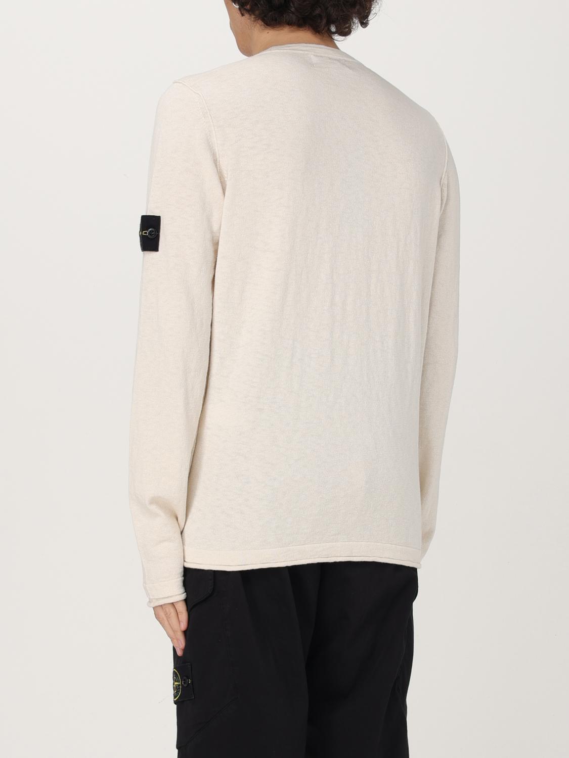 STONE ISLAND 스웨터: 스웨터 남성 Stone Island, 화이트 - Img 3