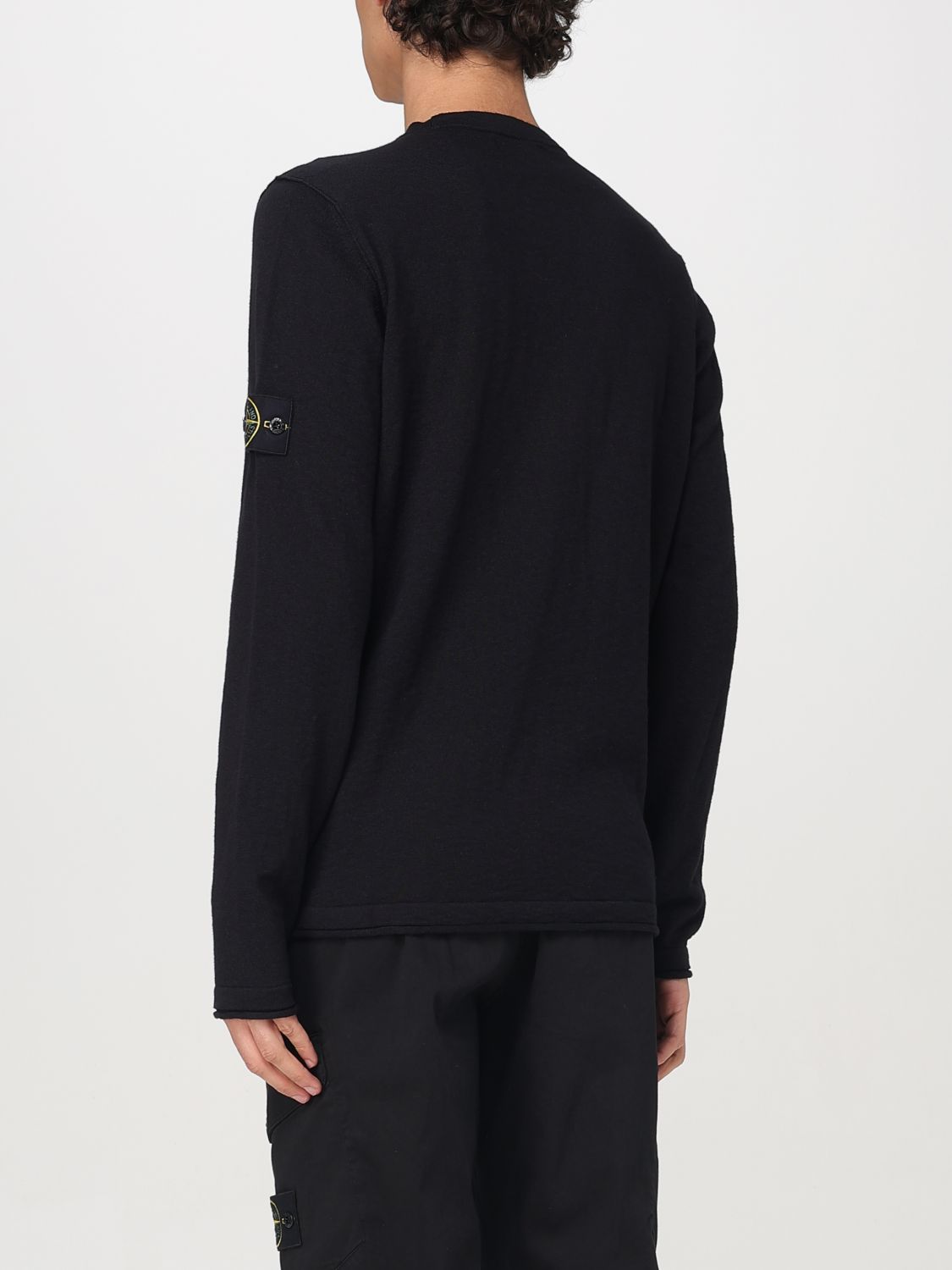 STONE ISLAND PULL: Pull homme Stone Island, Noir - Img 3