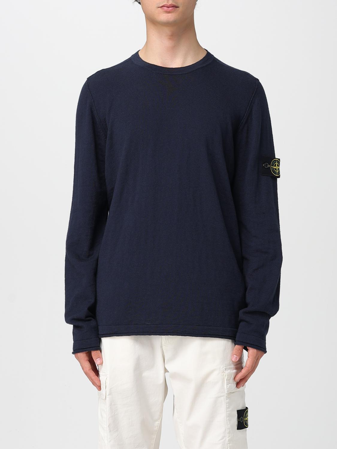 STONE ISLAND PULLOVER: Pullover herren Stone Island, Blau - Img 1