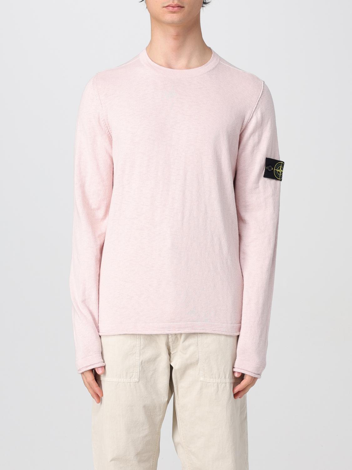 STONE ISLAND PULLOVER: Pullover herren Stone Island, Pink - Img 1