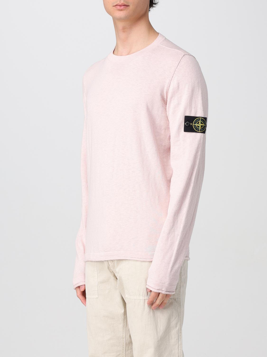 STONE ISLAND PULLOVER: Pullover herren Stone Island, Pink - Img 4
