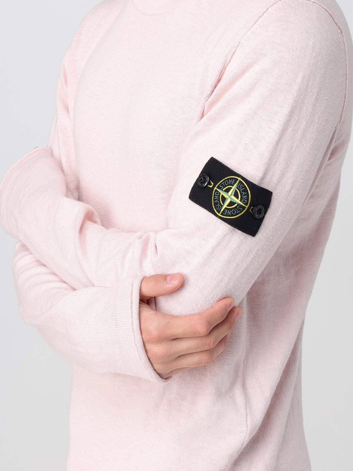 STONE ISLAND PULLOVER: Pullover herren Stone Island, Pink - Img 5