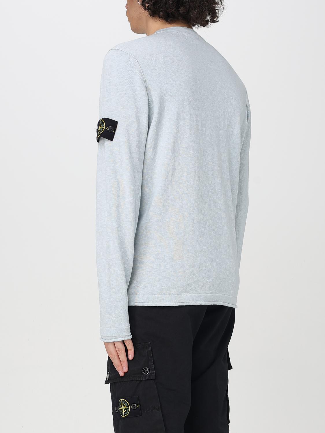 STONE ISLAND PULLOVER: Pullover herren Stone Island, Hellblau - Img 3