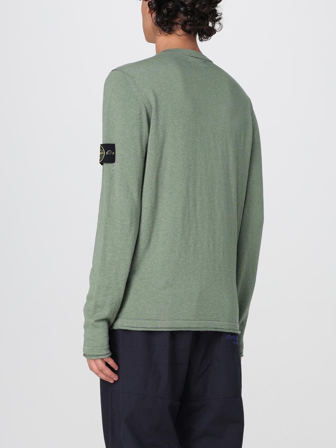 STONE ISLAND PULLOVER: Pullover herren Stone Island, Grün - Img 3