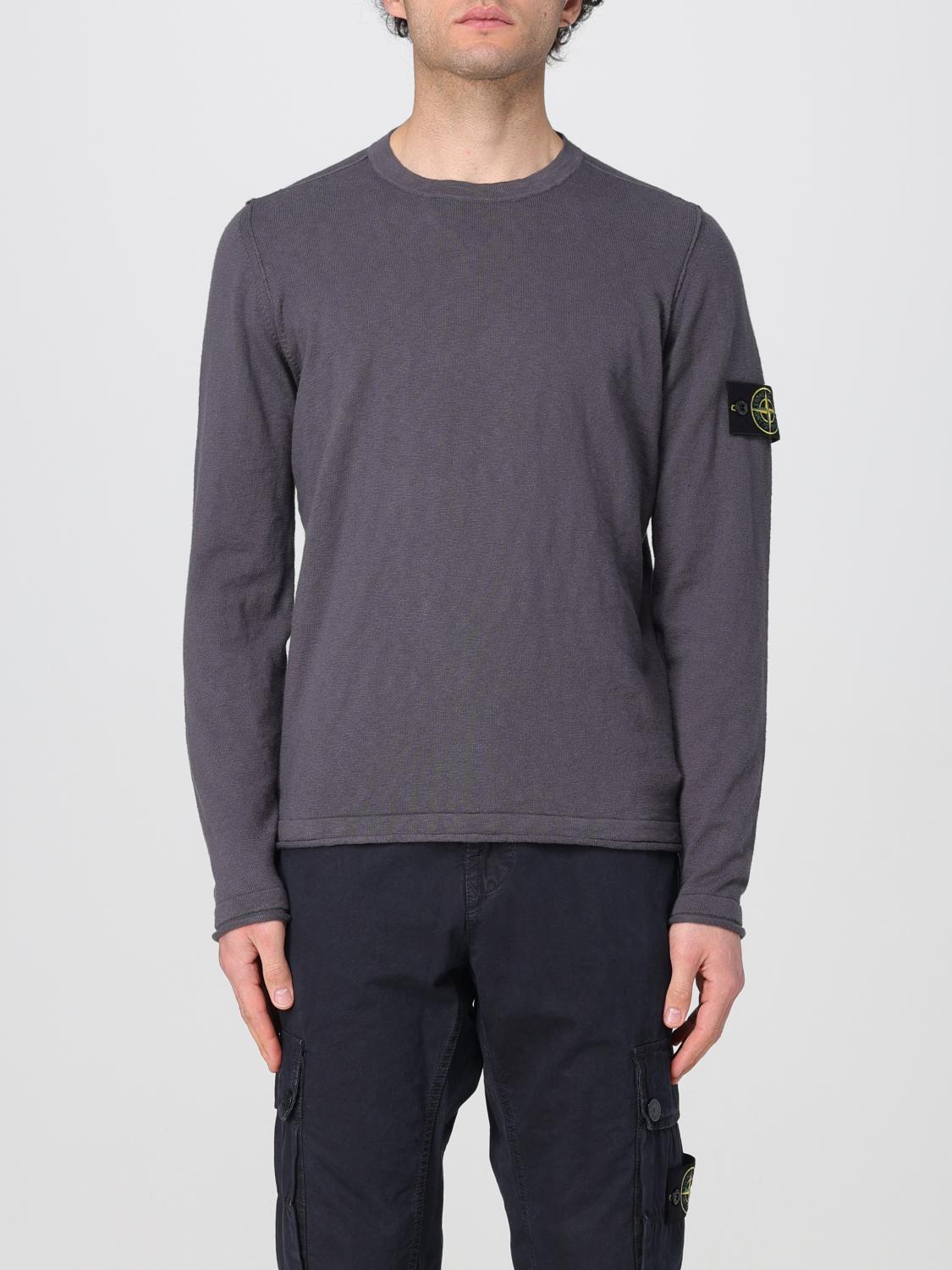 STONE ISLAND PULLOVER: Pullover herren Stone Island, Grau - Img 1