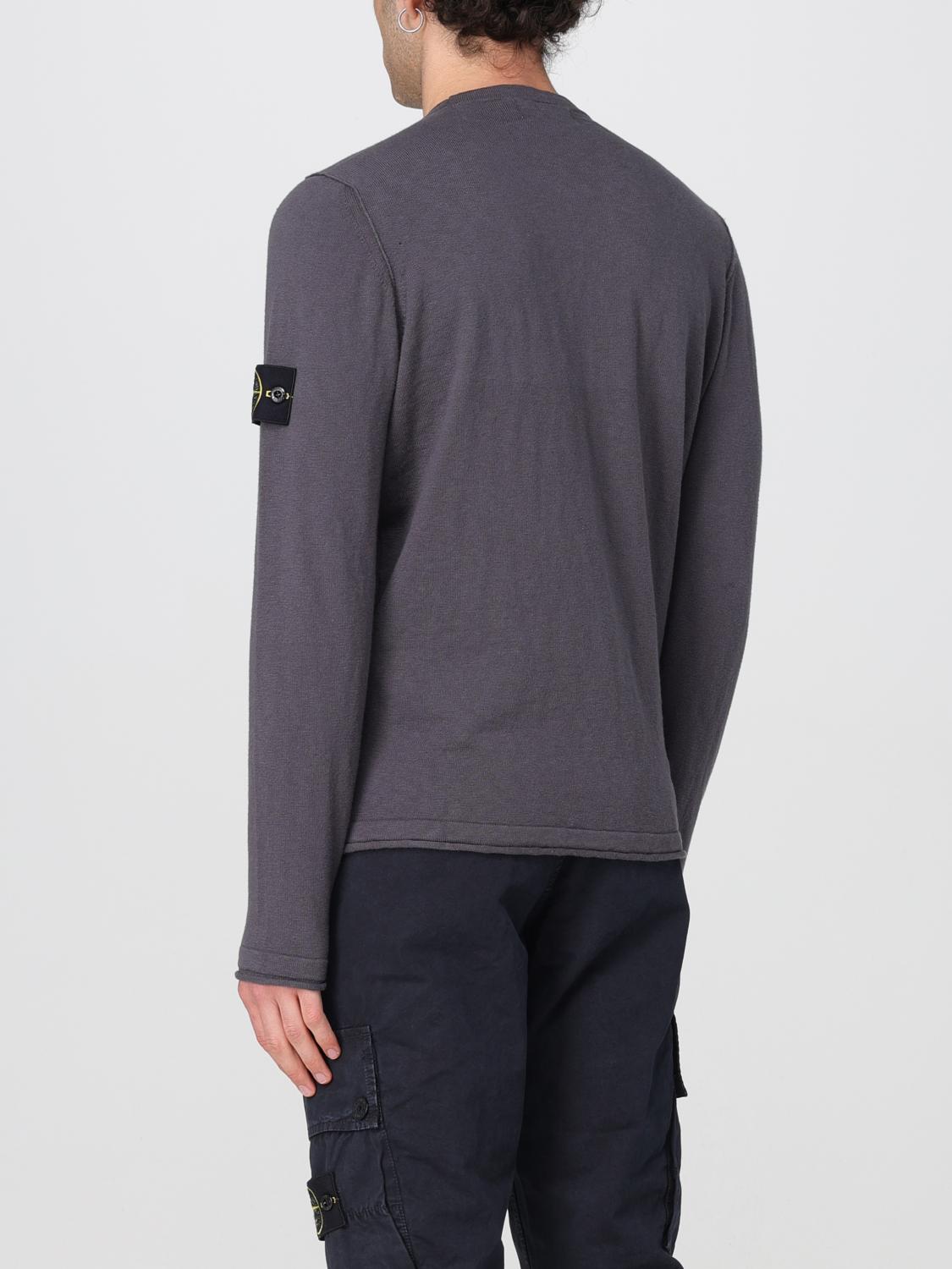 STONE ISLAND PULLOVER: Pullover herren Stone Island, Grau - Img 3