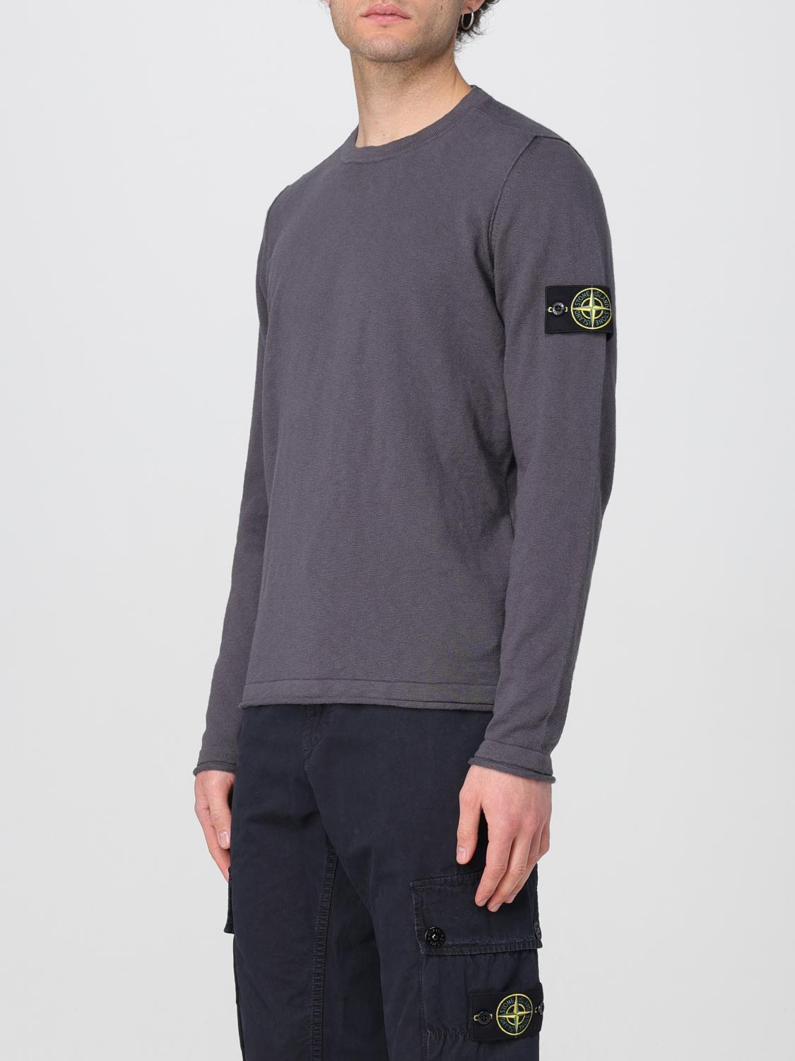 STONE ISLAND PULLOVER: Pullover herren Stone Island, Grau - Img 4