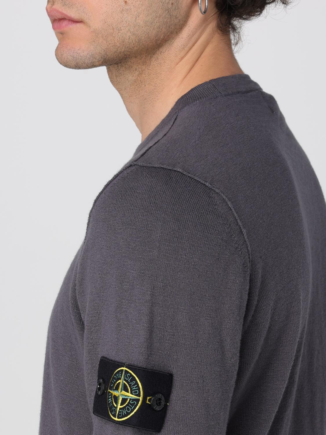 STONE ISLAND PULLOVER: Pullover herren Stone Island, Grau - Img 5
