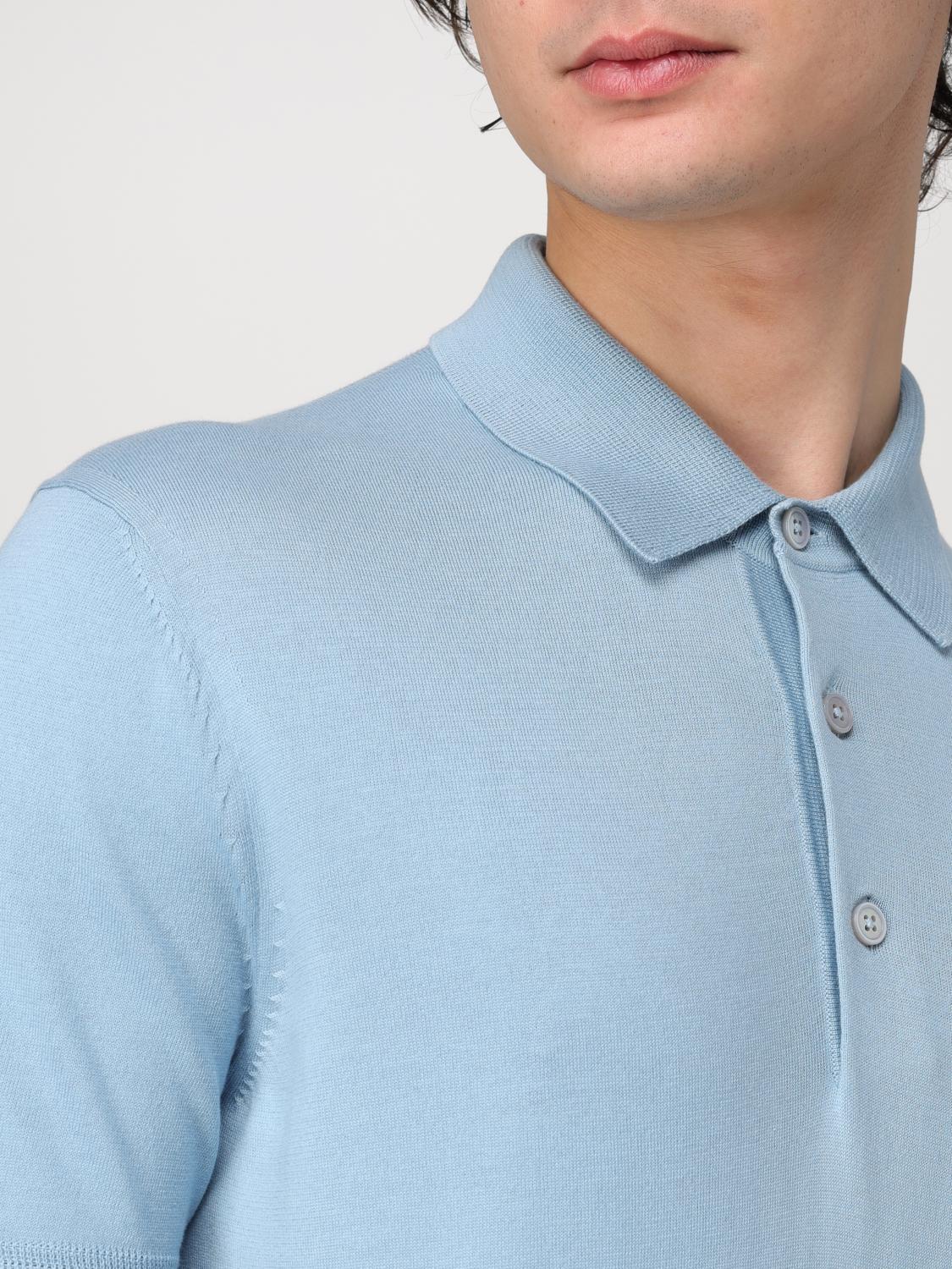 TOM FORD POLO SHIRT: Polo shirt men Tom Ford, Blue - Img 5