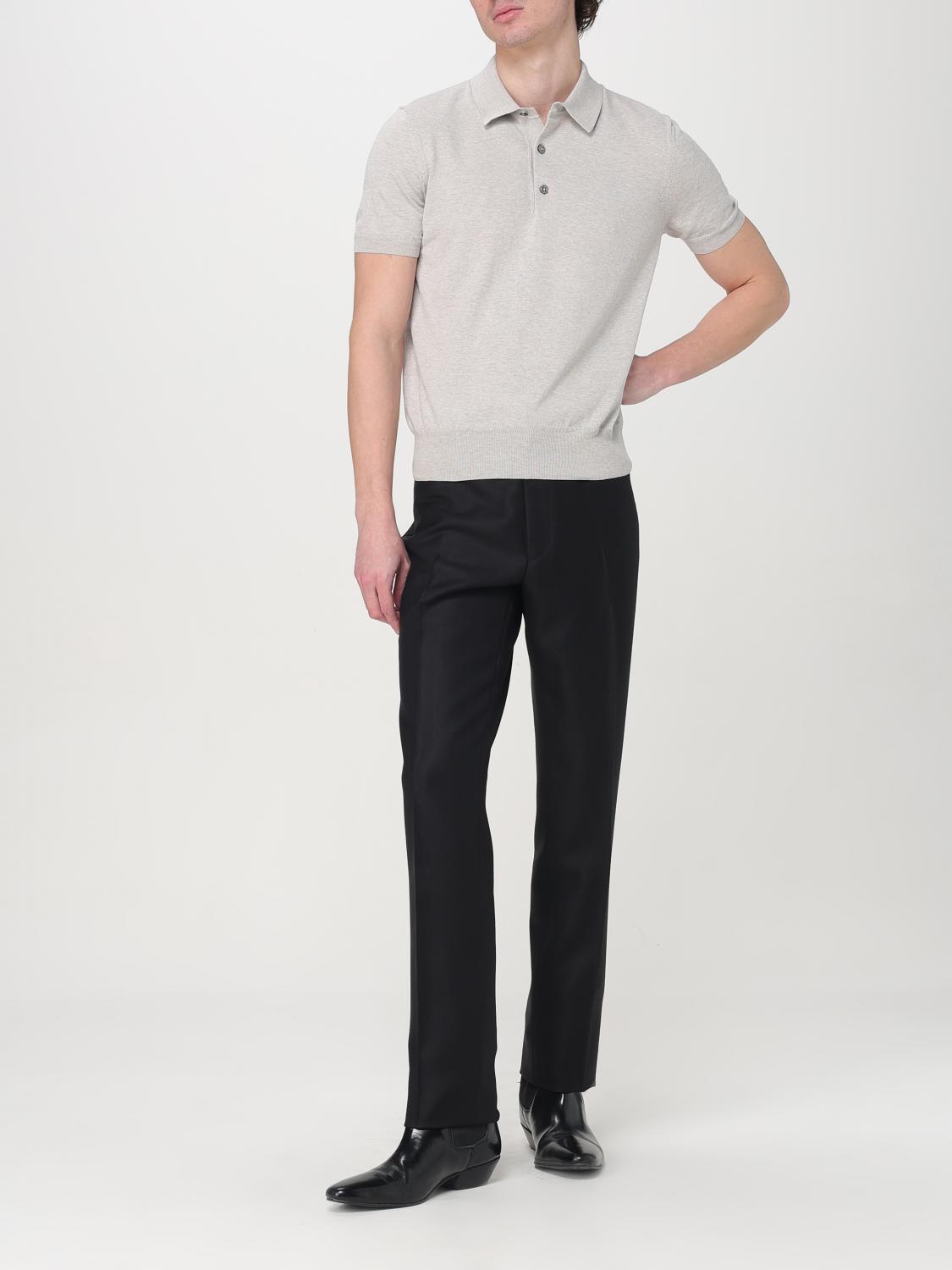 TOM FORD POLO SHIRT: Polo shirt men Tom Ford, Grey - Img 2