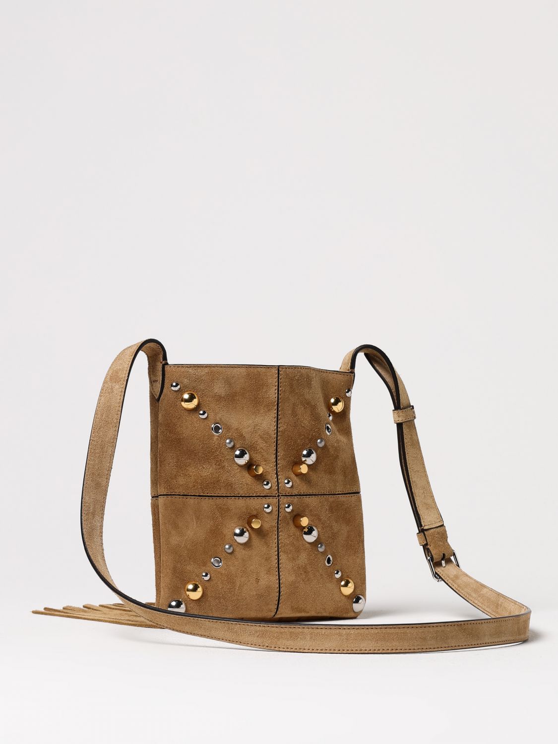 VALENTINO GARAVANI CROSSBODY BAGS: Shoulder bag woman Valentino Garavani, Beige - Img 3