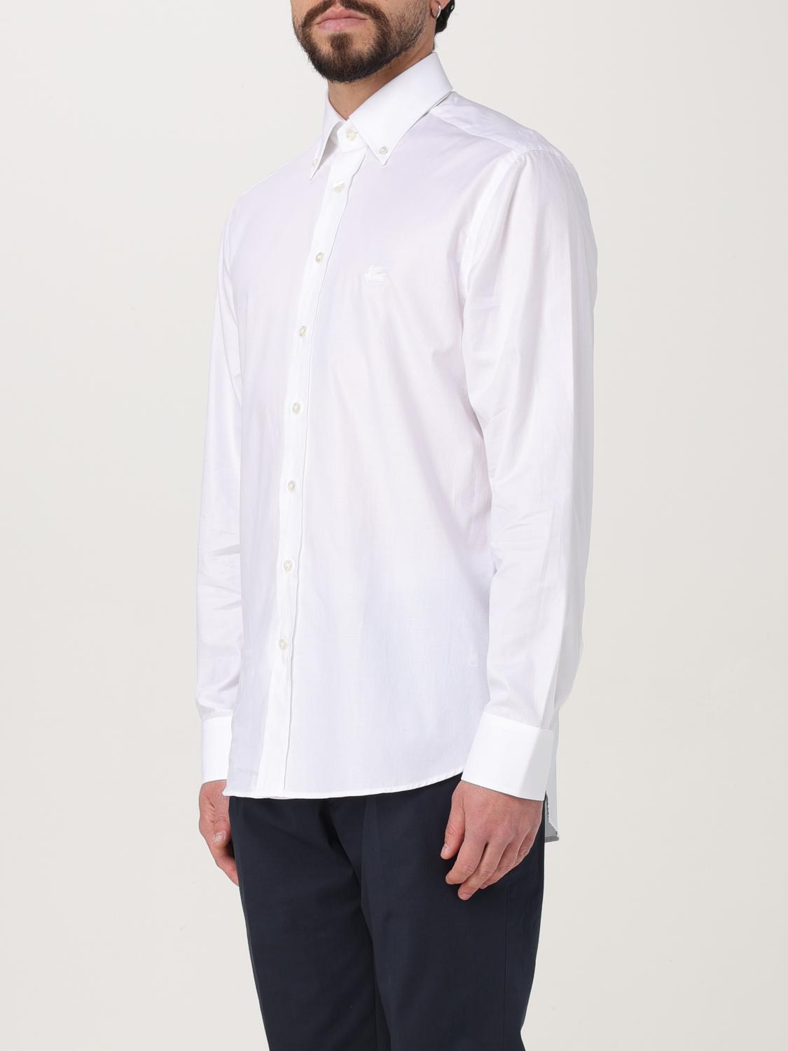 ETRO CAMICIA: Camicia classica Etro in cotone , Bianco - Img 4
