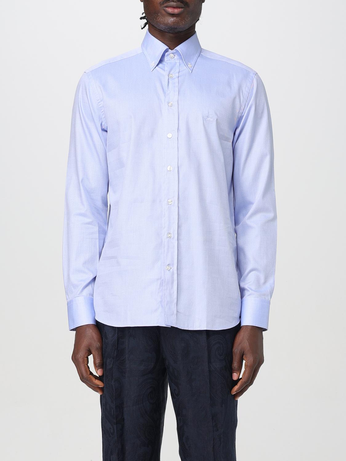 ETRO CAMICIA: Camicia classica Etro in cotone , Blue - Img 1