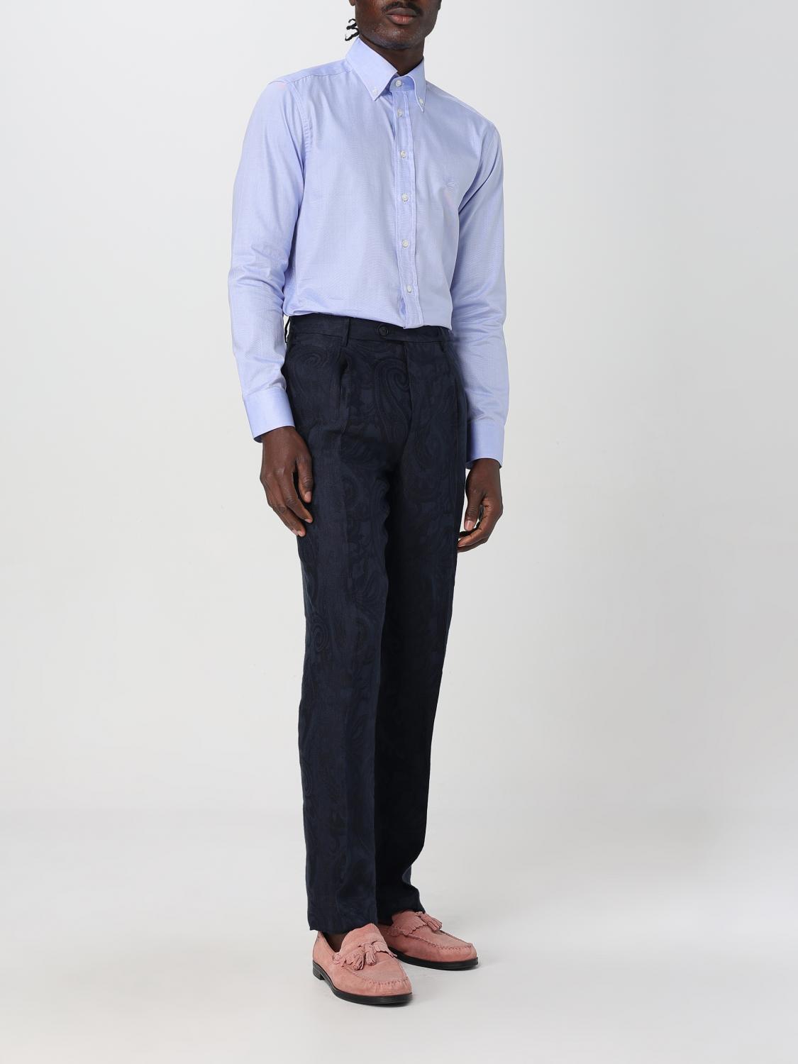 ETRO CAMICIA: Camicia classica Etro in cotone , Blue - Img 2