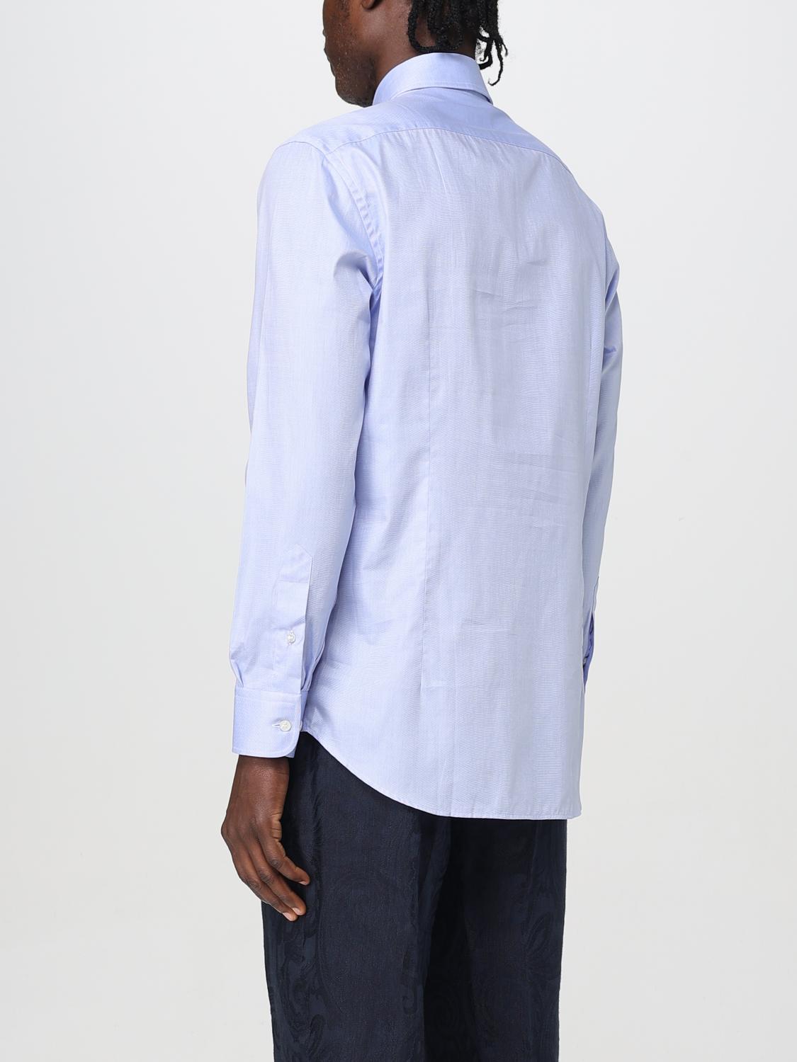 ETRO CAMICIA: Camicia classica Etro in cotone , Blue - Img 3