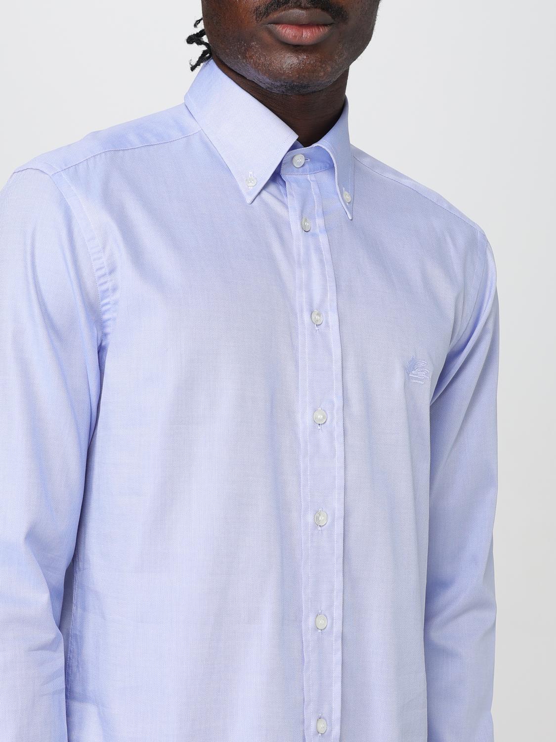 ETRO CAMICIA: Camicia classica Etro in cotone , Blue - Img 5