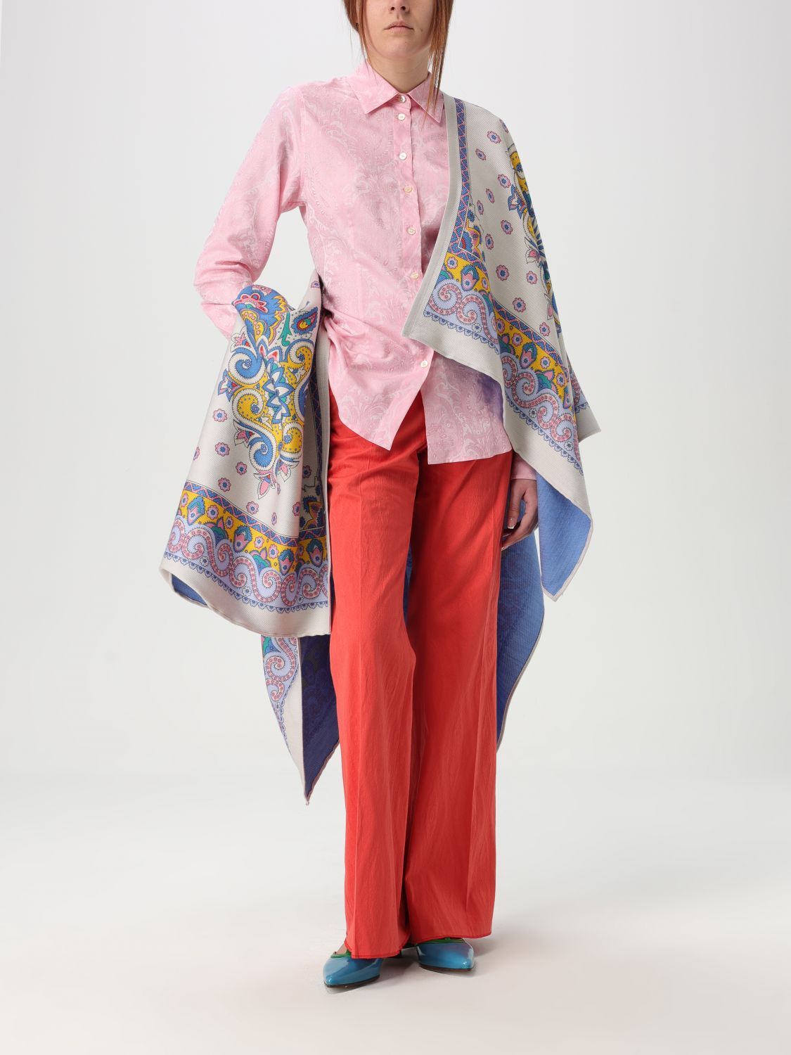 ETRO SHIRT: Shirt woman Etro, Pink - Img 2