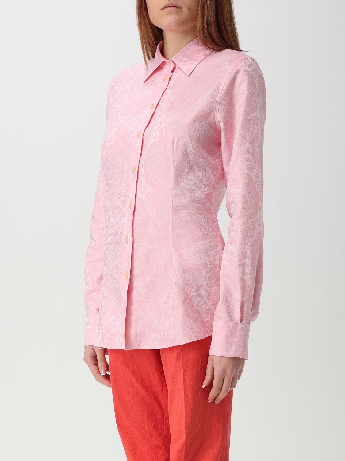 ETRO SHIRT: Shirt woman Etro, Pink - Img 4