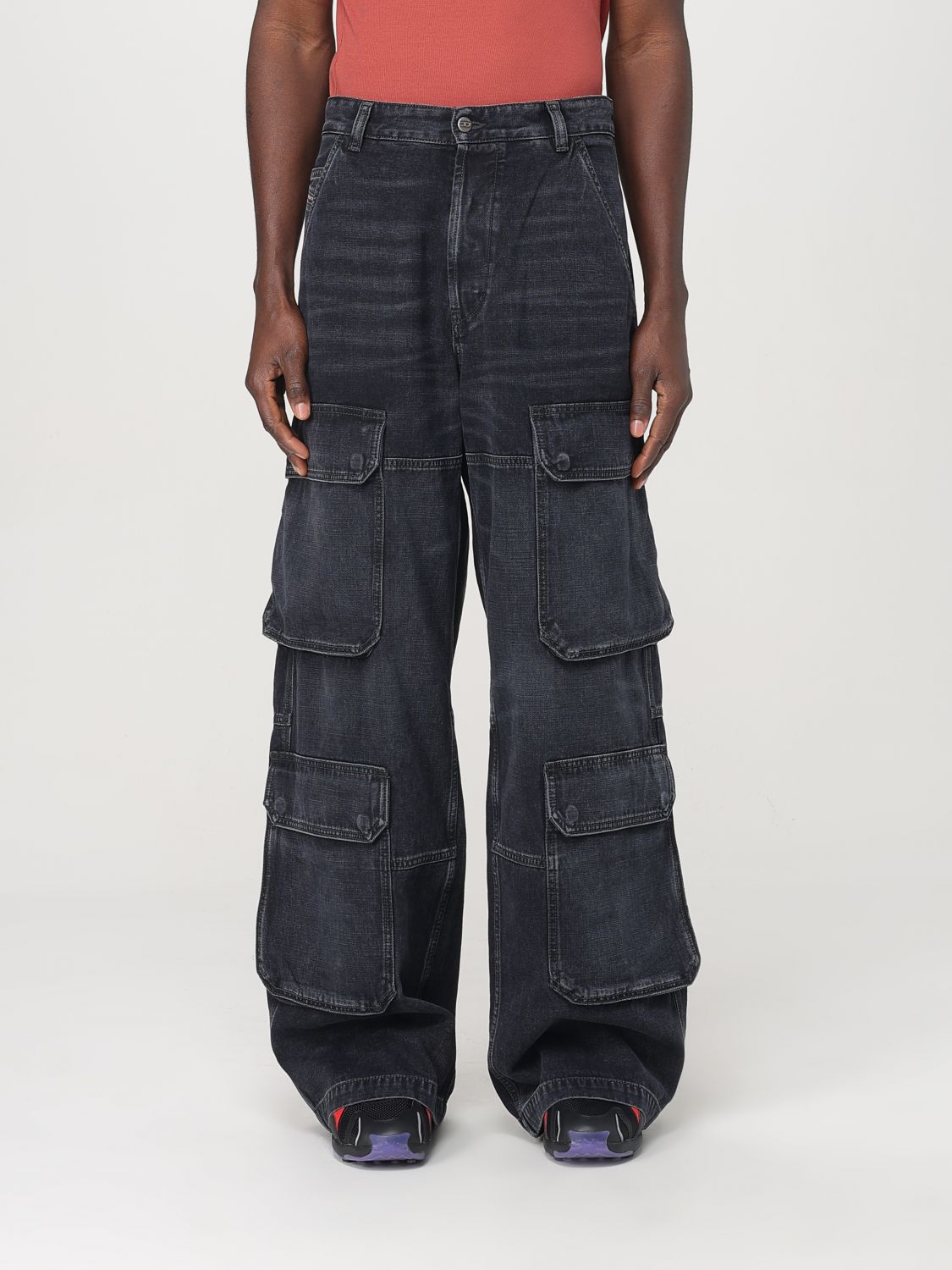 DIESEL JEANS: Jeans men Diesel, Black - Img 1