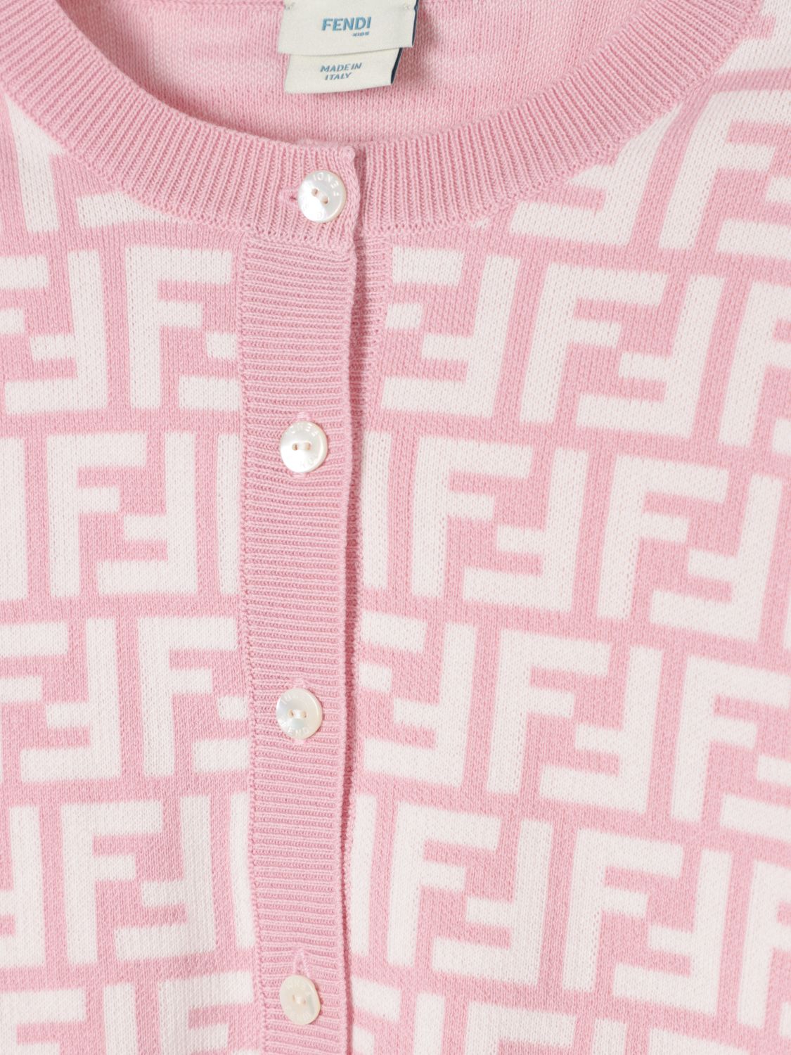 FENDI PULL: Pull enfant Fendi, Rose - Img 3