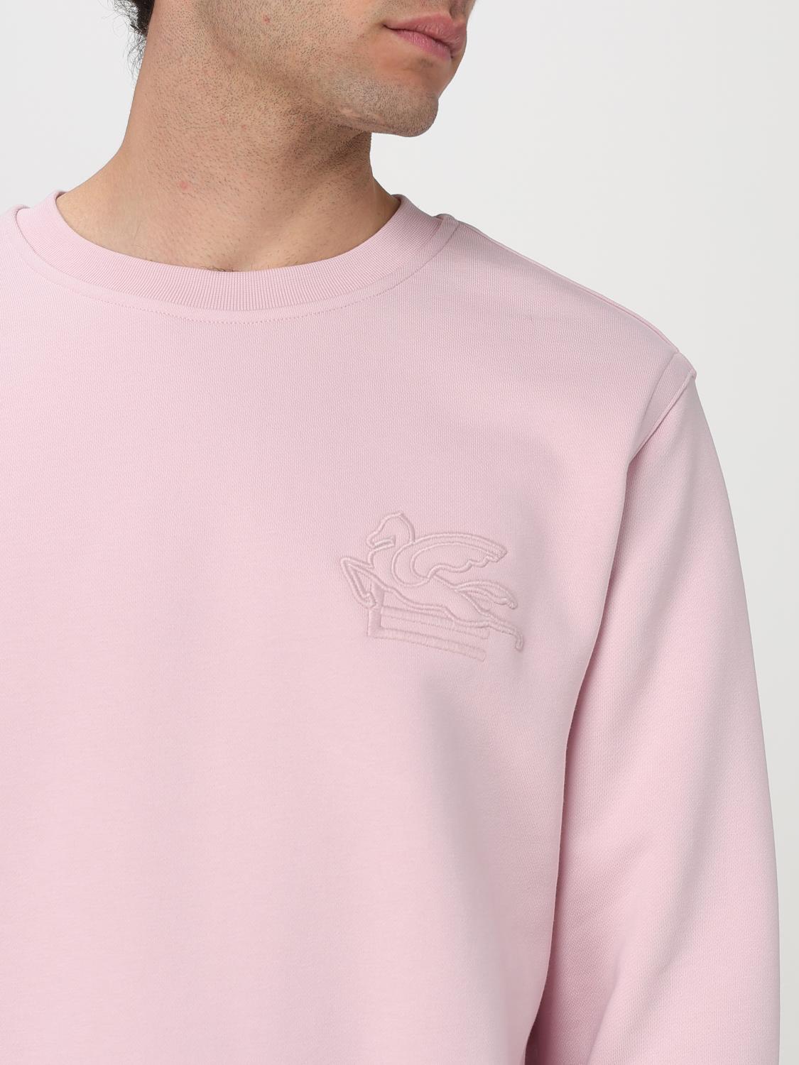 ETRO SWEATSHIRT: Sweatshirt herren Etro, Pink - Img 5