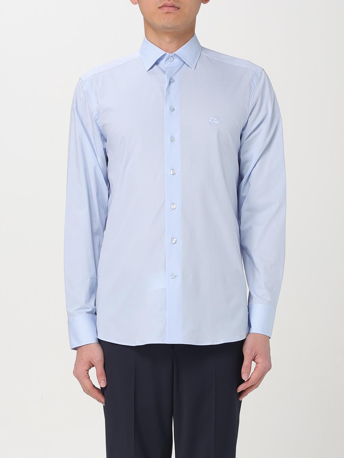 ETRO SHIRT: Shirt men Etro, Gnawed Blue - Img 1