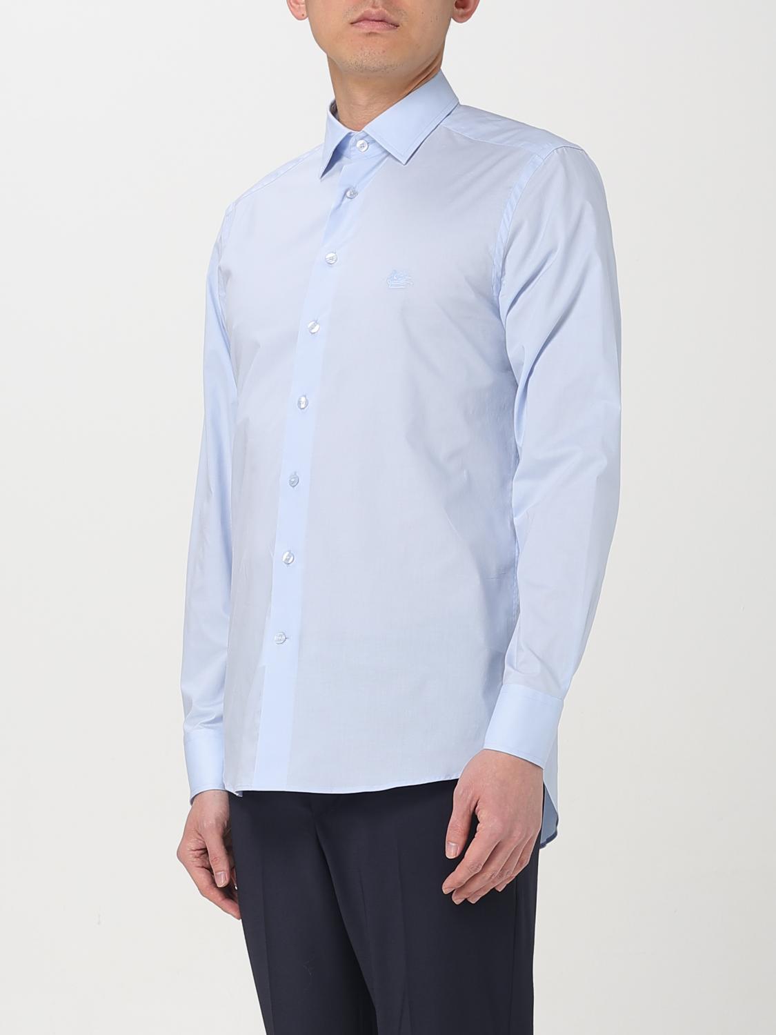 ETRO SHIRT: Shirt men Etro, Gnawed Blue - Img 4