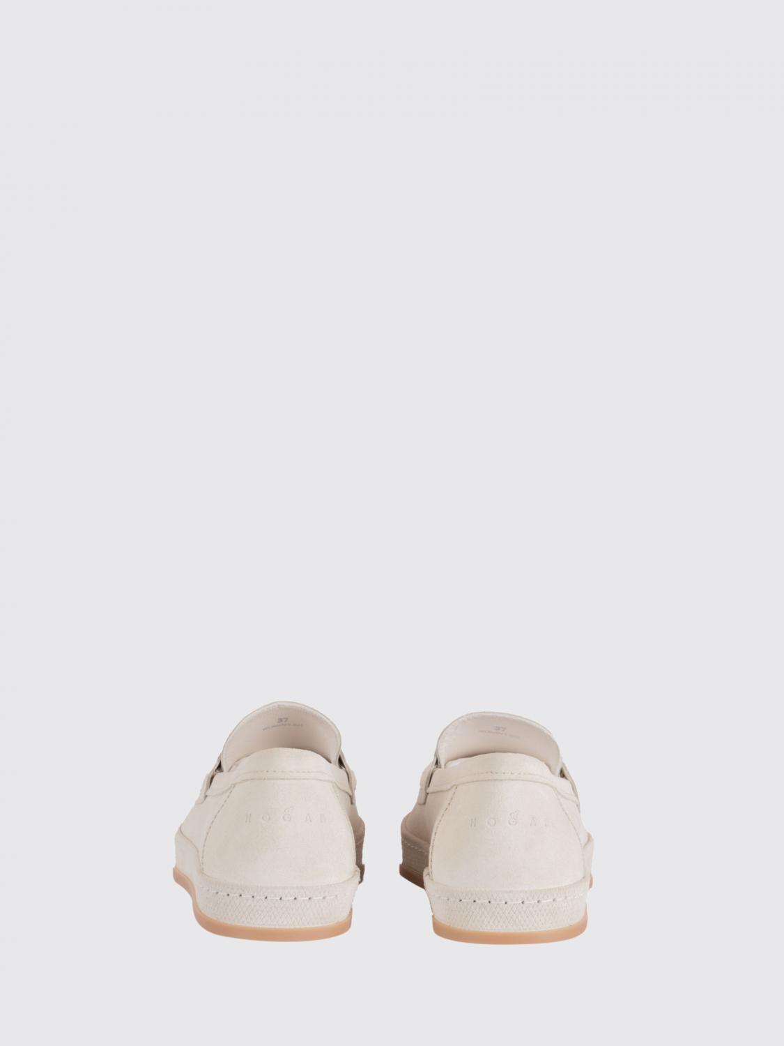 HOGAN MOCASSINI: Mocassino H683 Hogan in camoscio , Beige - Img 3
