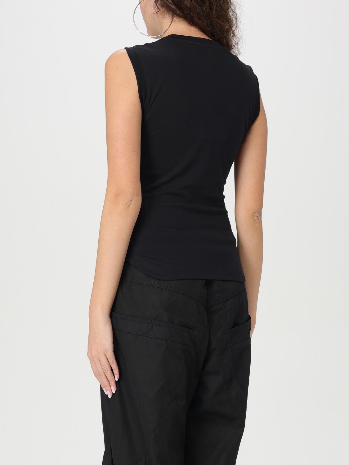 THE ATTICO T-SHIRT: Top woman The Attico, Black - Img 3