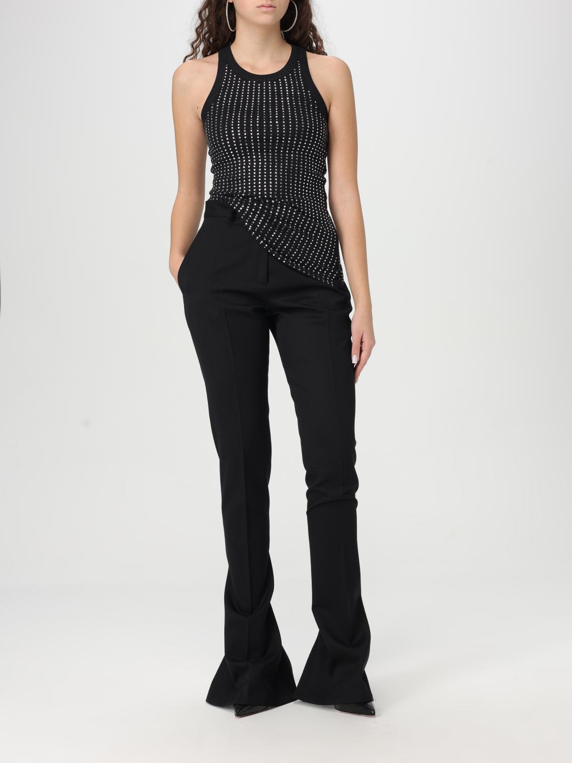 THE ATTICO PANTS: Pants woman The Attico, Black - Img 2