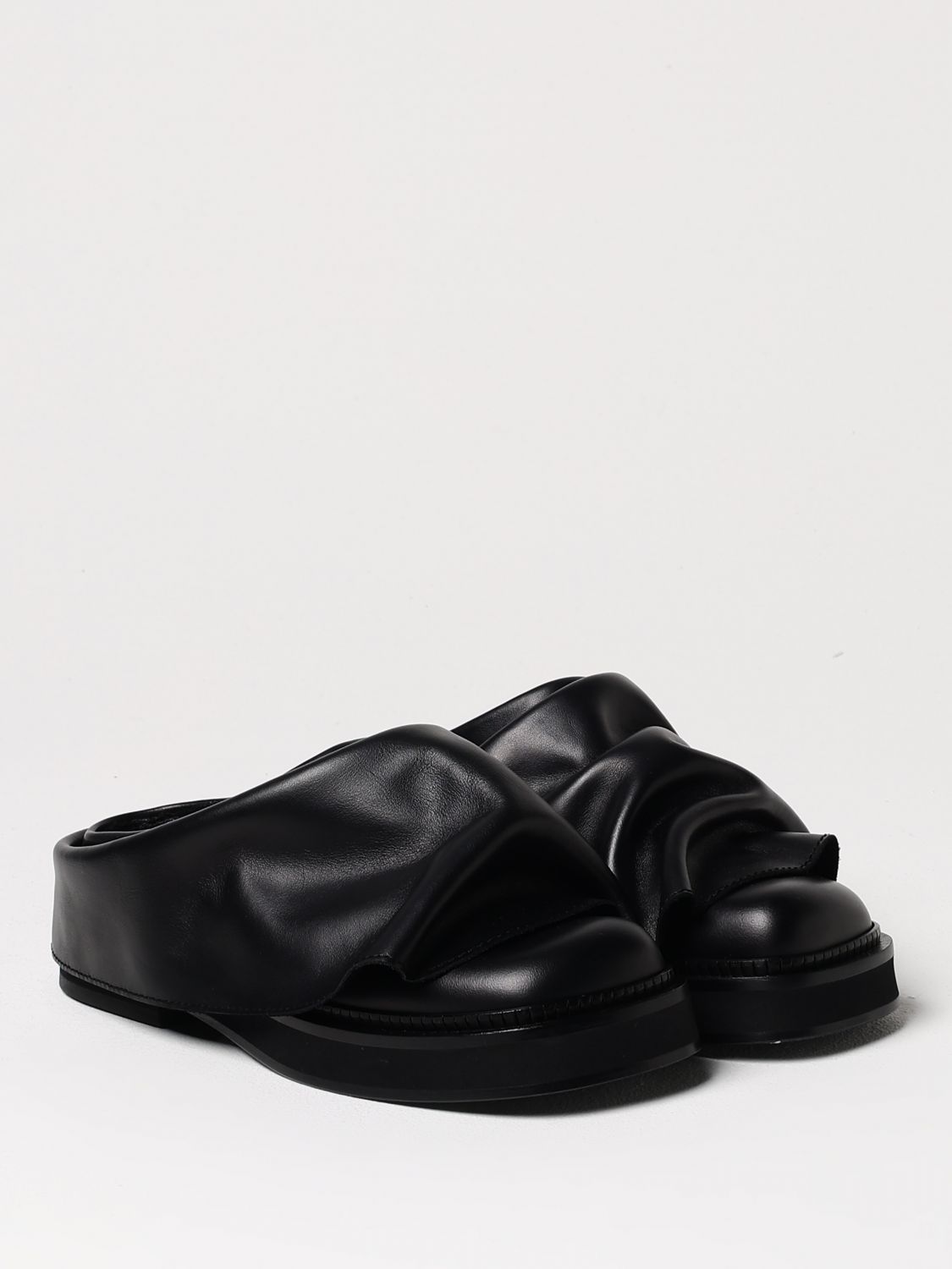 THE ATTICO FLAT SHOES: Flat sandals woman The Attico, Black - Img 2