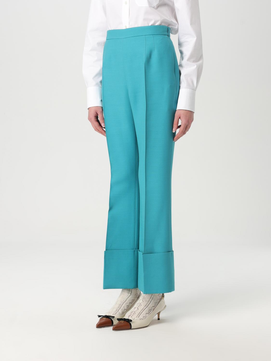 VALENTINO PANTALON: Pantalon femme Valentino, Bleu - Img 4