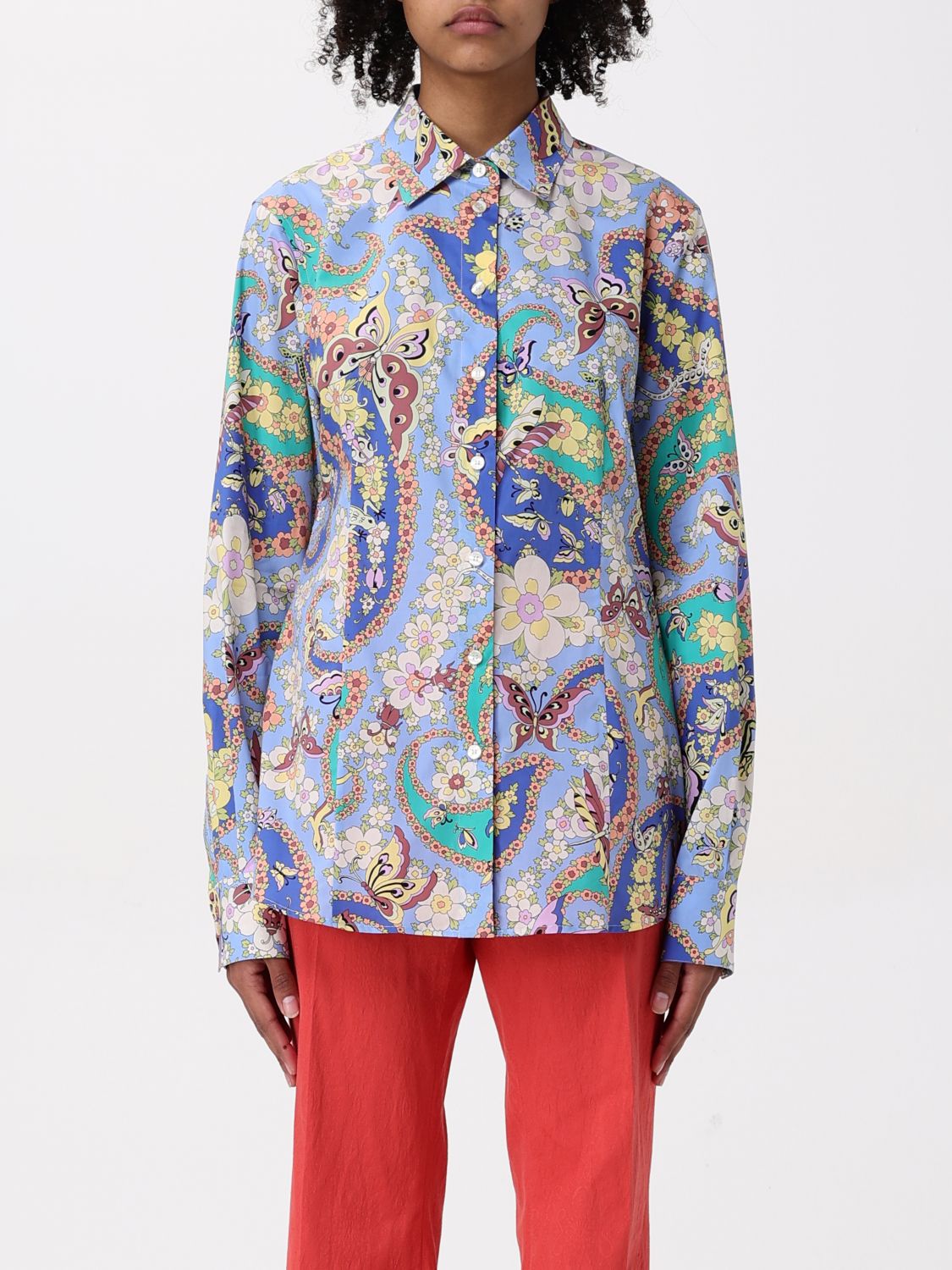 ETRO SHIRT: Shirt woman Etro, Red - Img 1