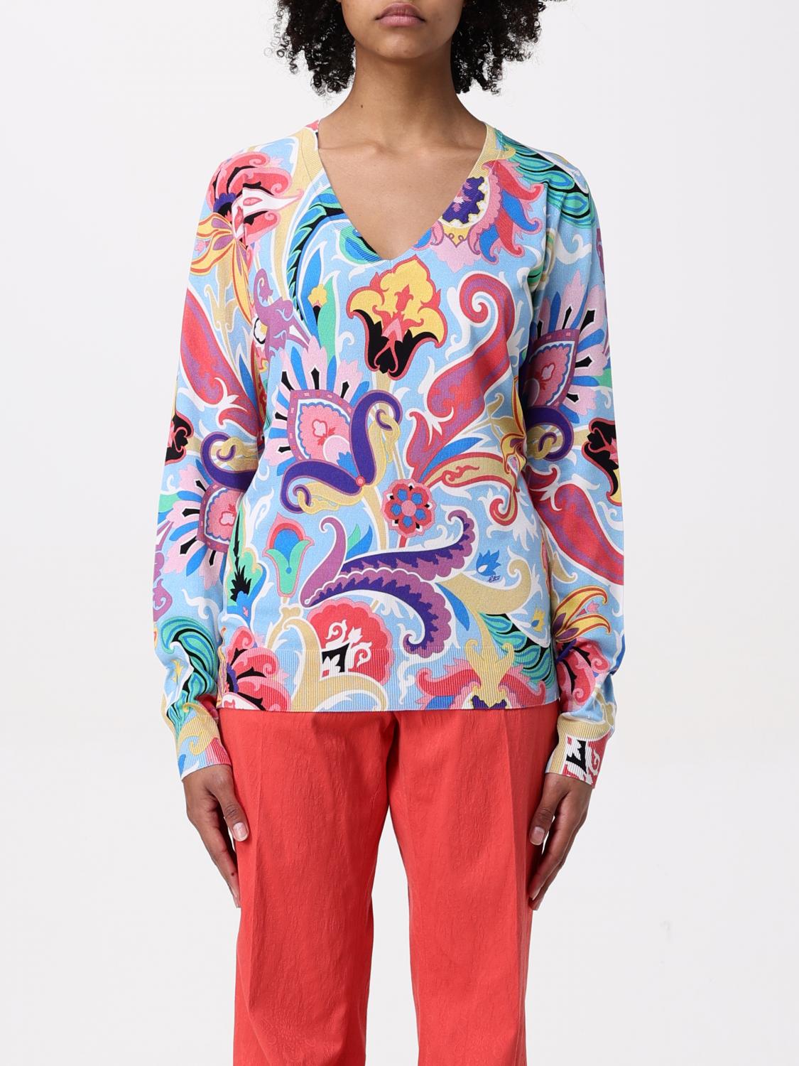 ETRO TOP: Sweat-shirt femme Etro, Bleu - Img 1