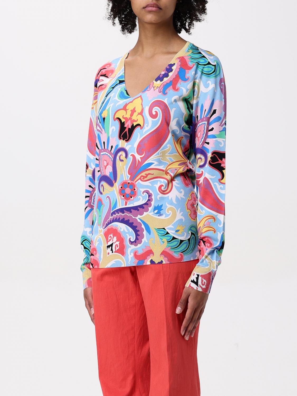 ETRO TOP: Sweat-shirt femme Etro, Bleu - Img 4