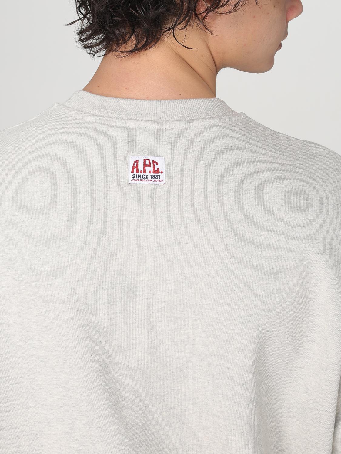 A.P.C. SUDADERA: Sudadera hombre A.P.C., Gris - Img 3