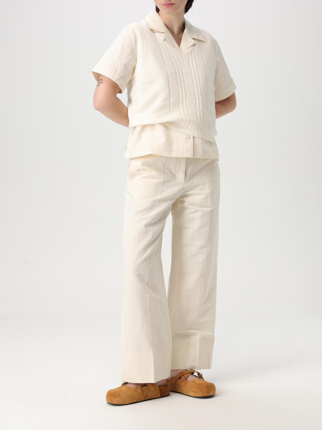 A.P.C. PANTS: Pants woman A.P.C., Ecru - Img 2