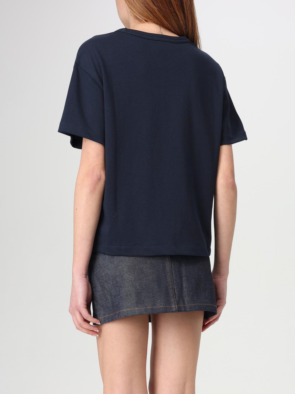 A.P.C. T-SHIRT: T-shirt woman A.P.C., Blue - Img 2