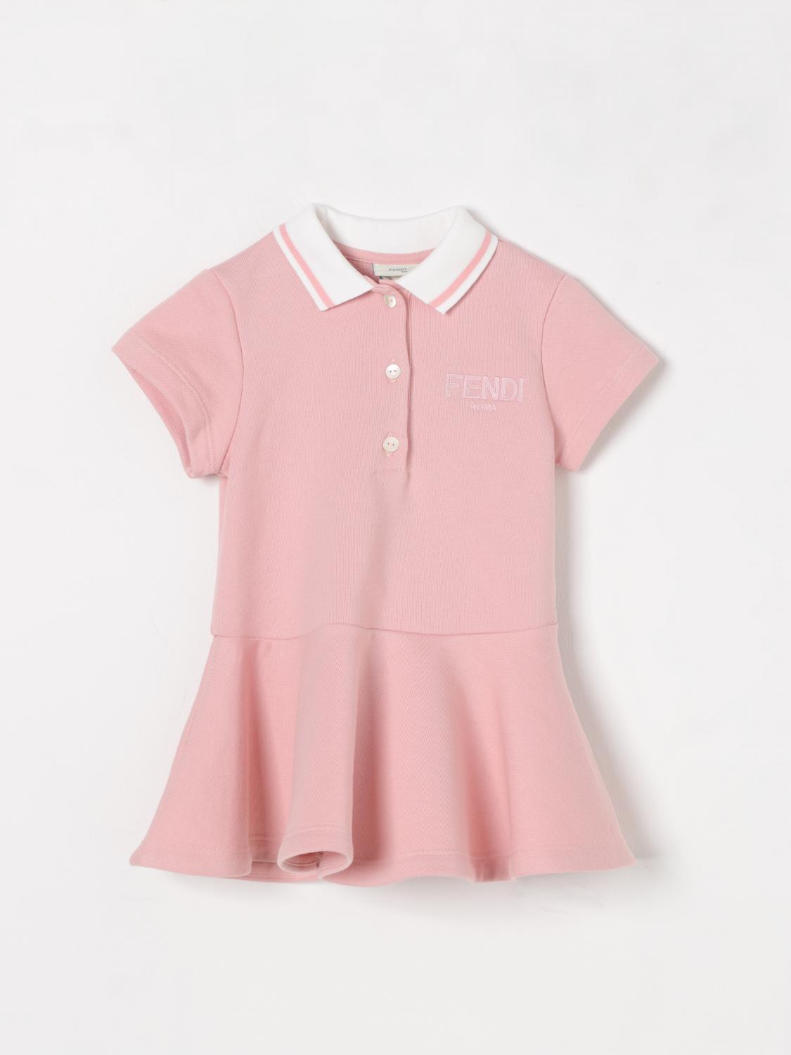 FENDI ROMPER: Romper kids Fendi, Pink - Img 1