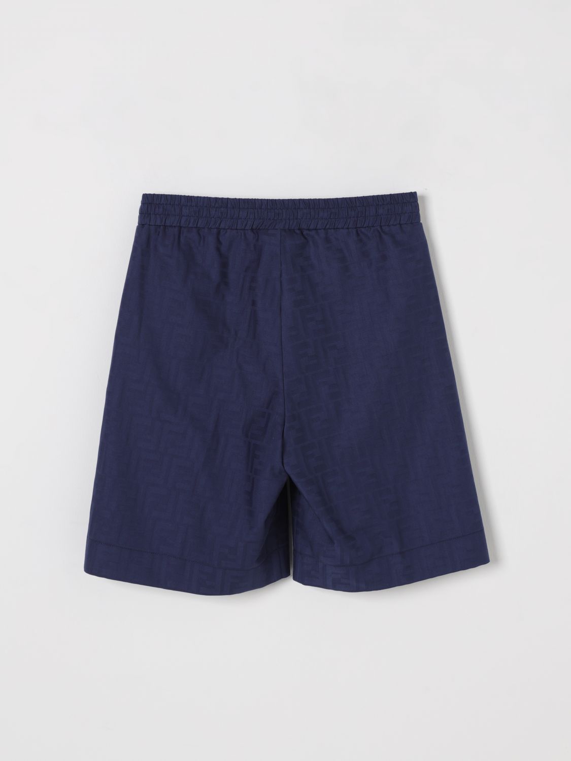 FENDI PANTALÓN CORTO: Pantalón corto niños Fendi, Azul Oscuro - Img 2