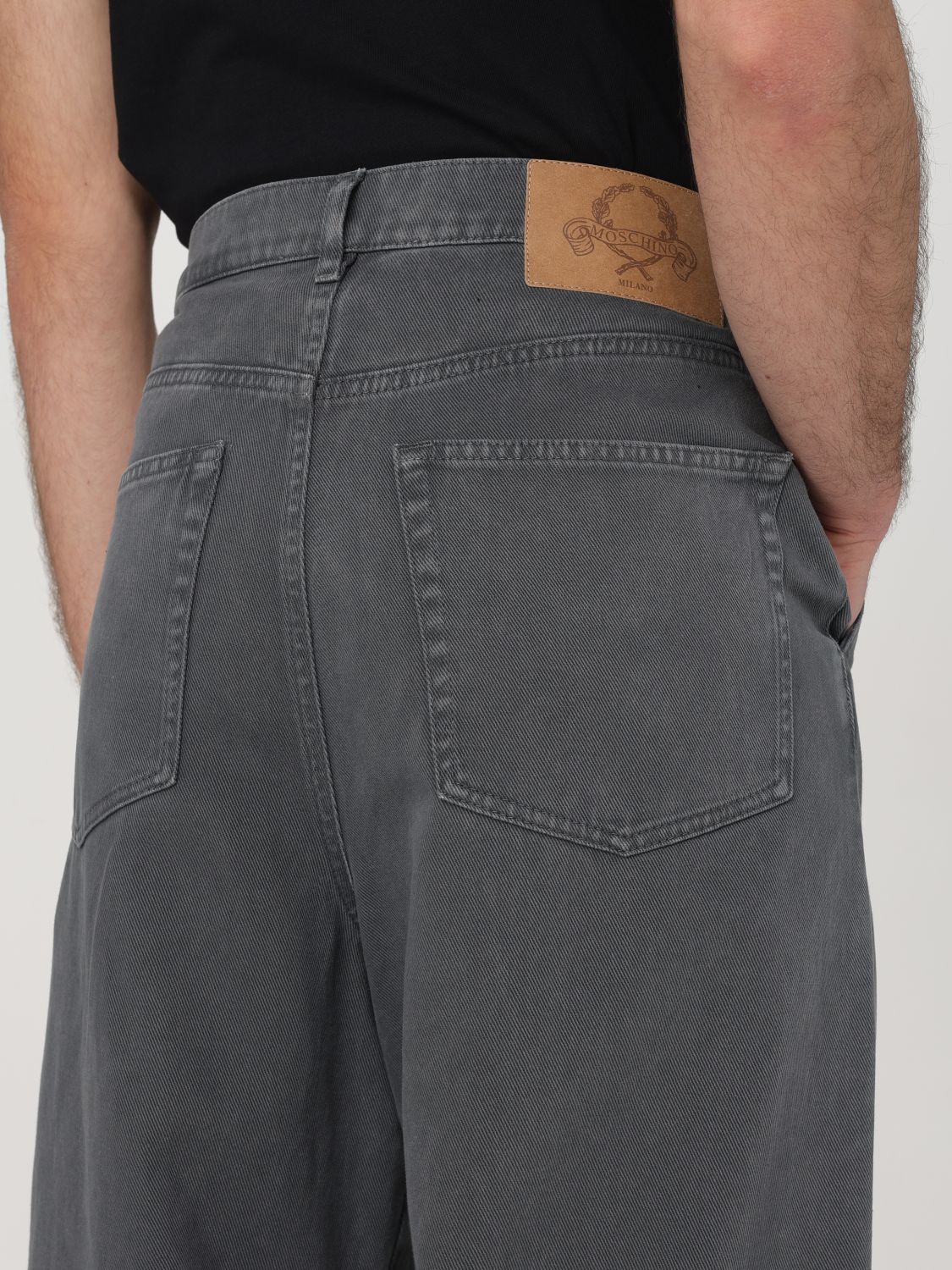 MOSCHINO COUTURE PANTS: Pants men Moschino Couture, Black - Img 5