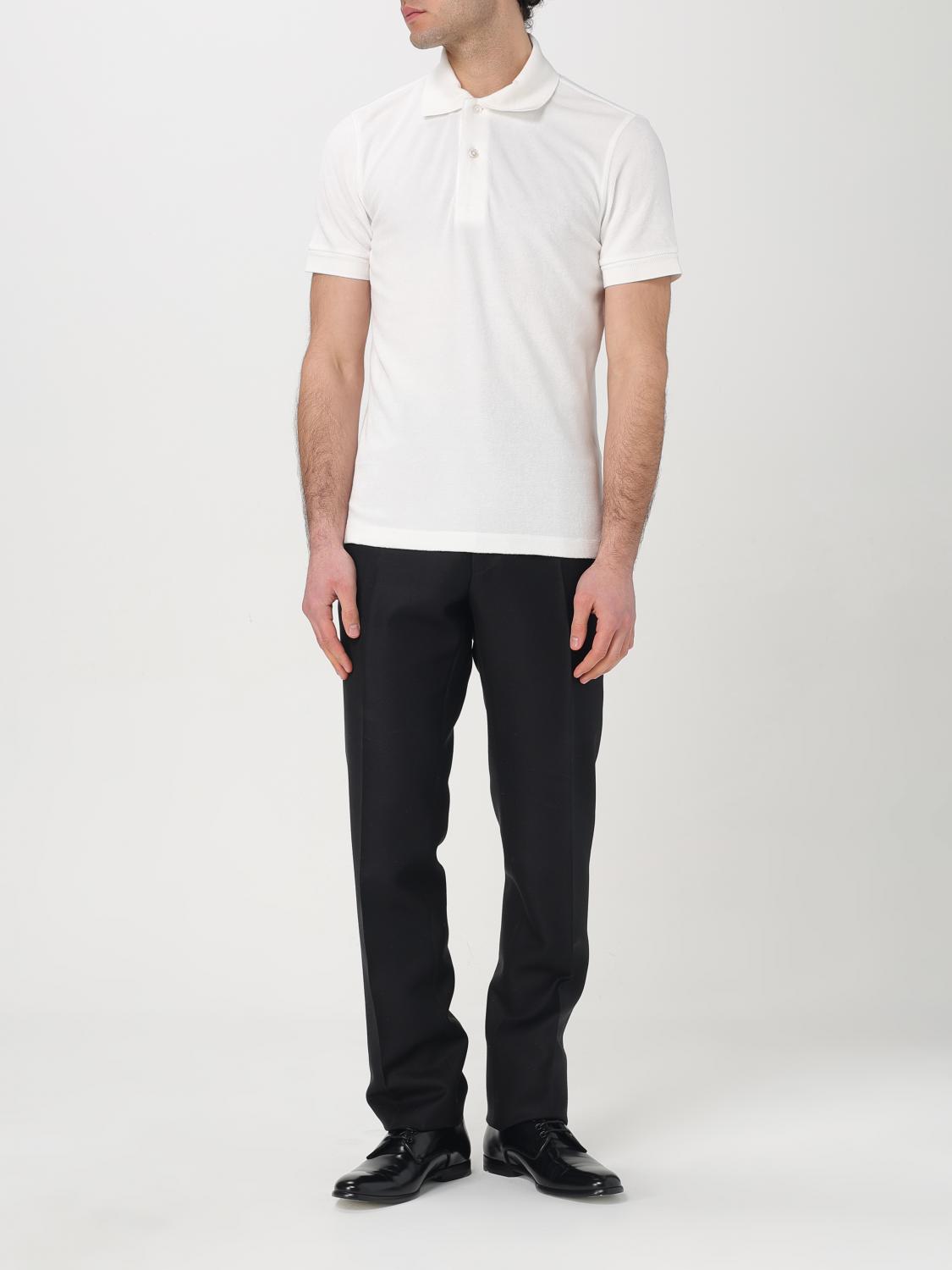 TOM FORD POLO SHIRT: Polo shirt men Tom Ford, White - Img 2