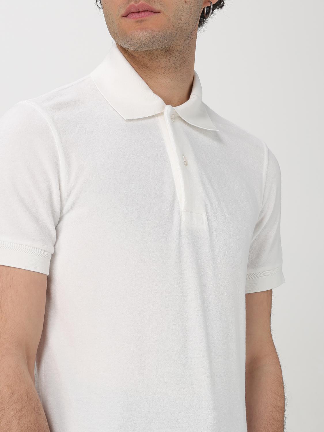 TOM FORD POLO SHIRT: Polo shirt men Tom Ford, White - Img 5