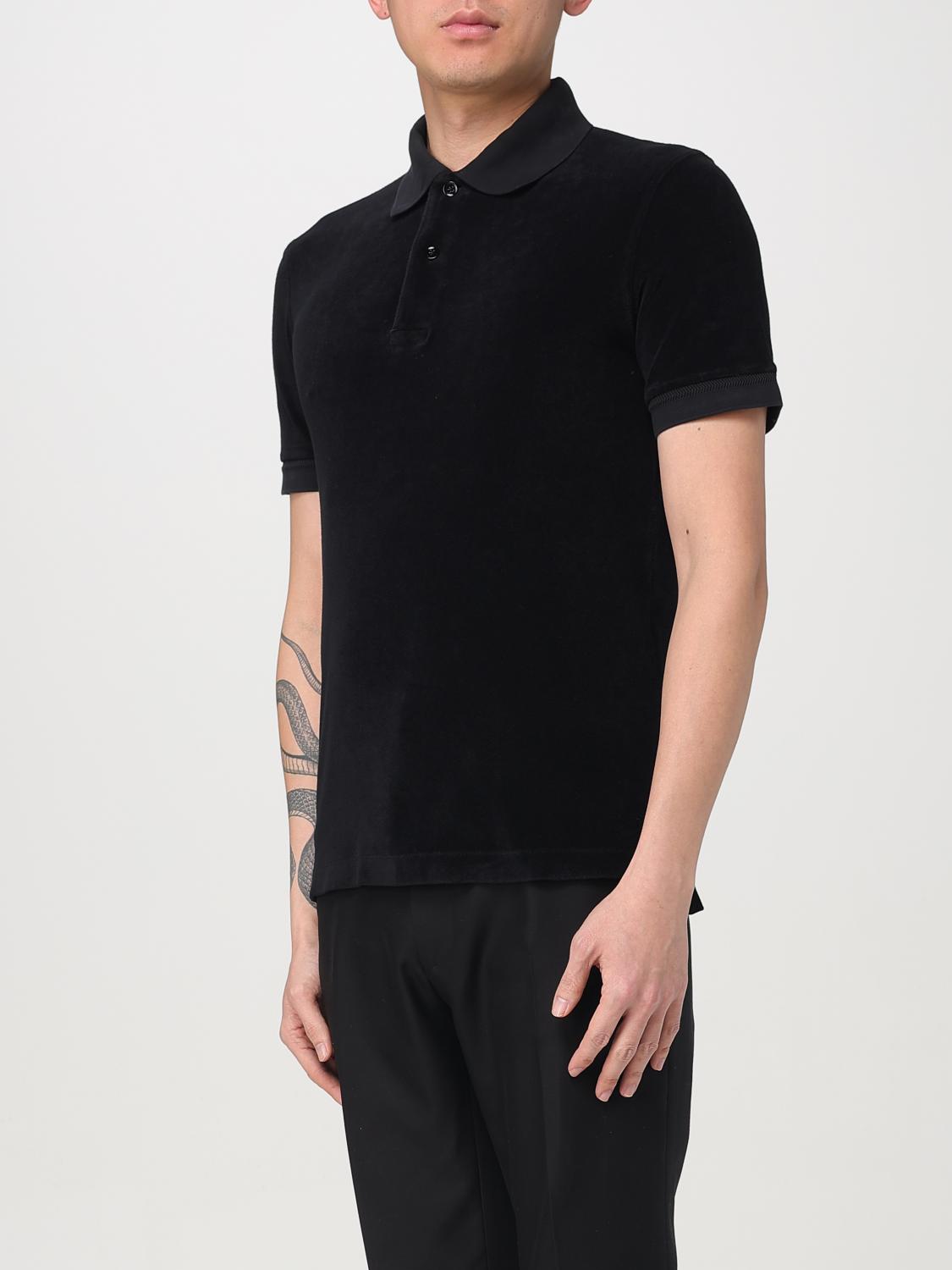 TOM FORD POLO SHIRT: Polo shirt men Tom Ford, Black - Img 4