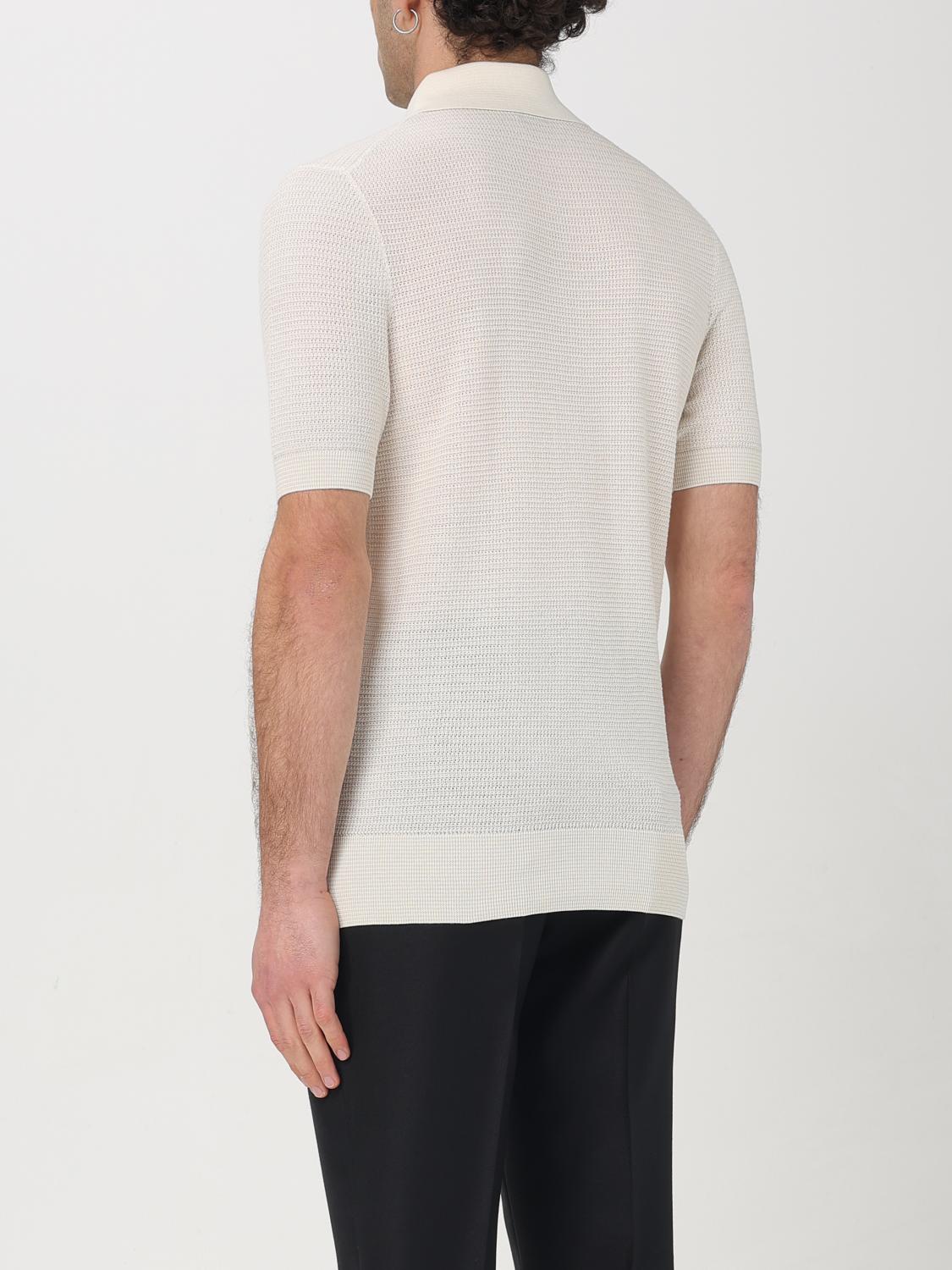 TOM FORD POLO SHIRT: Polo shirt men Tom Ford, Ivory - Img 3