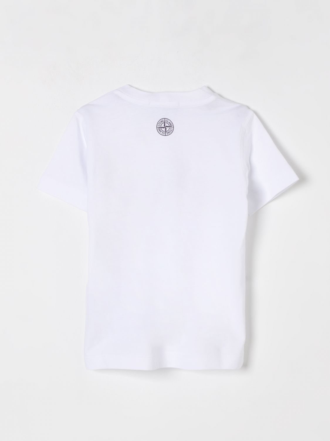 STONE ISLAND JUNIOR T-SHIRT: T-shirt kids Stone Island Junior, White - Img 2