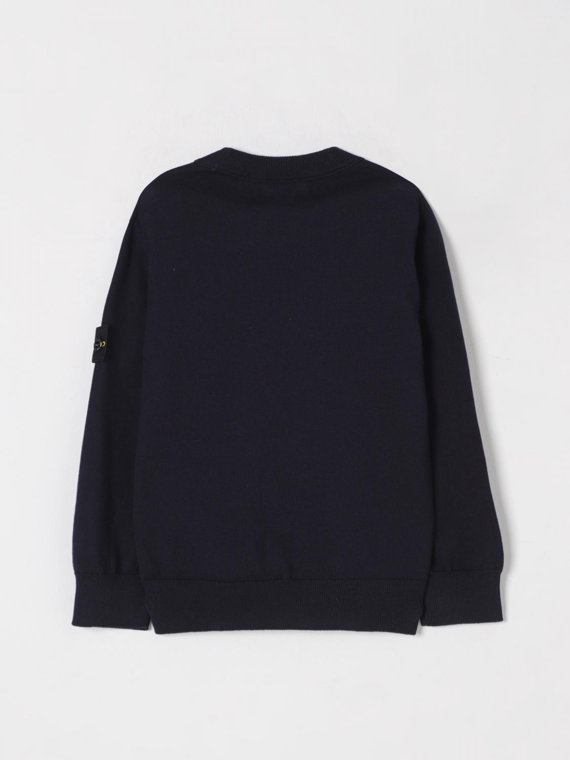 STONE ISLAND JUNIOR PULLOVER: Pullover kinder Stone Island Junior, Blau - Img 2