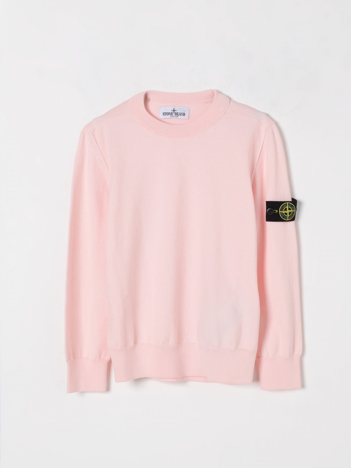 STONE ISLAND JUNIOR SWEATER: Sweater kids Stone Island Junior, Pink - Img 1