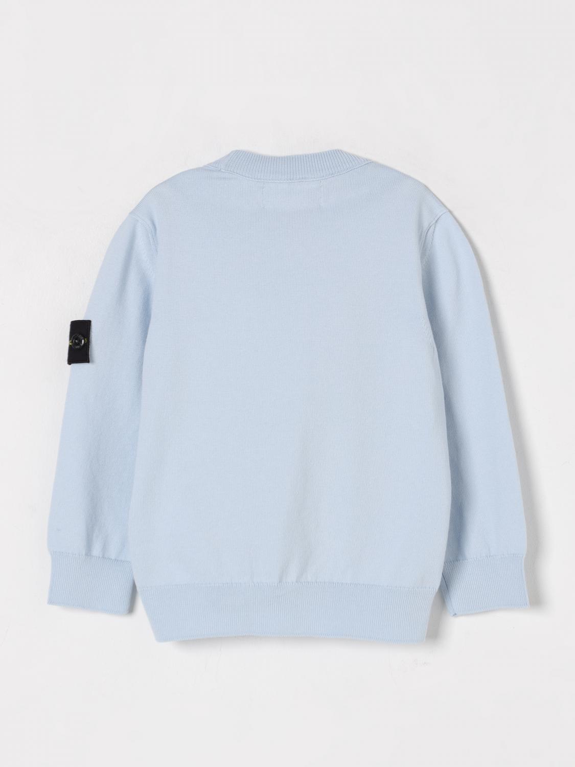 STONE ISLAND JUNIOR PULLOVER: Pullover kinder Stone Island Junior, Hellblau - Img 2